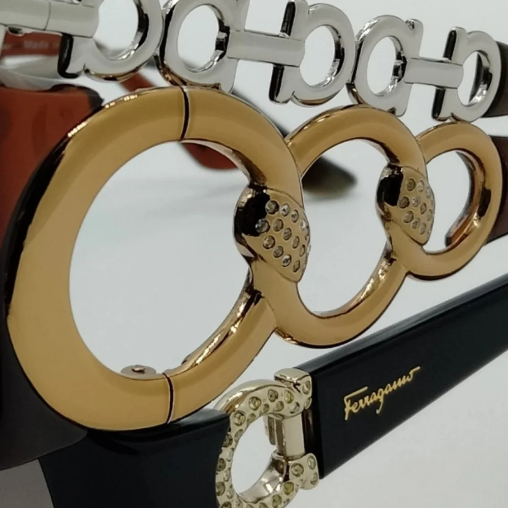 Sale🚨 Salvatore Ferragamo Sunglasses with Gold Accents - Picture 2 of 4
